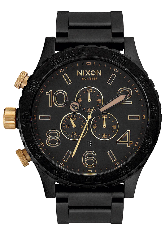 NIXON 51-30 Matte Black/Gold A083-1041-00