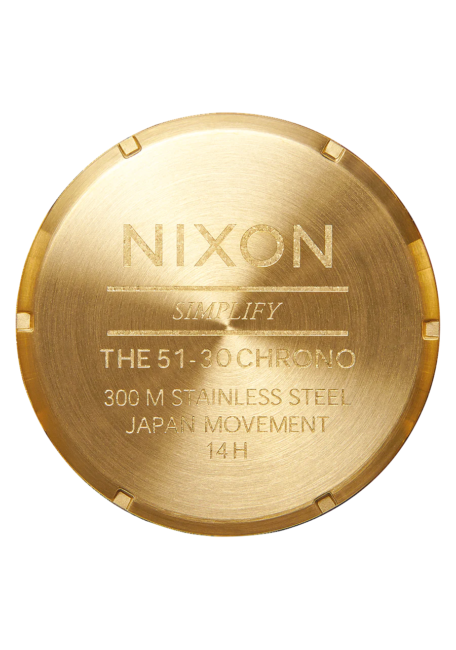 NIXON 51-30 Gold / Indigo A083-2033-00