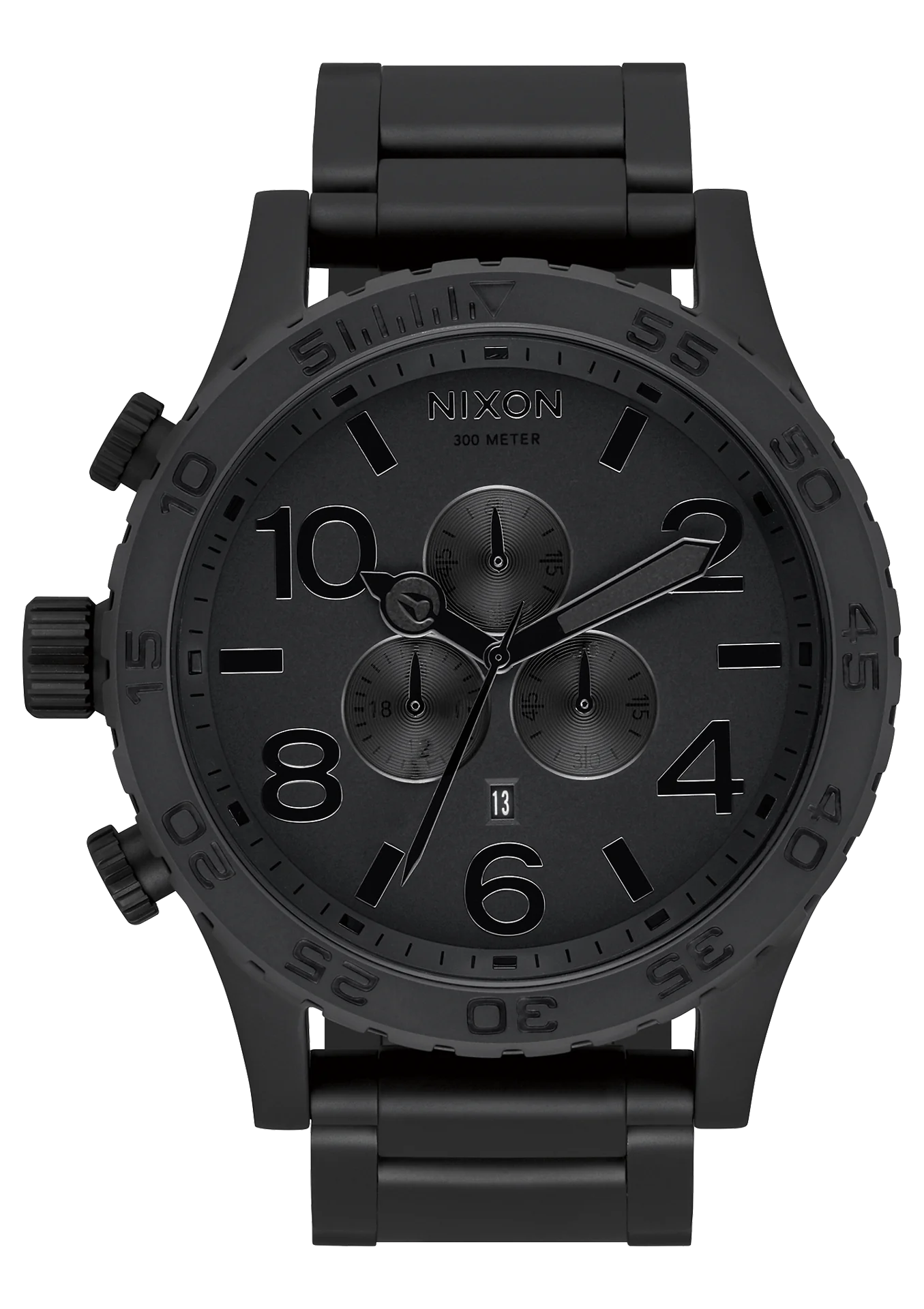 NIXON 51-30 ALL MATTE BLACK/ BLACK A083-3086-00