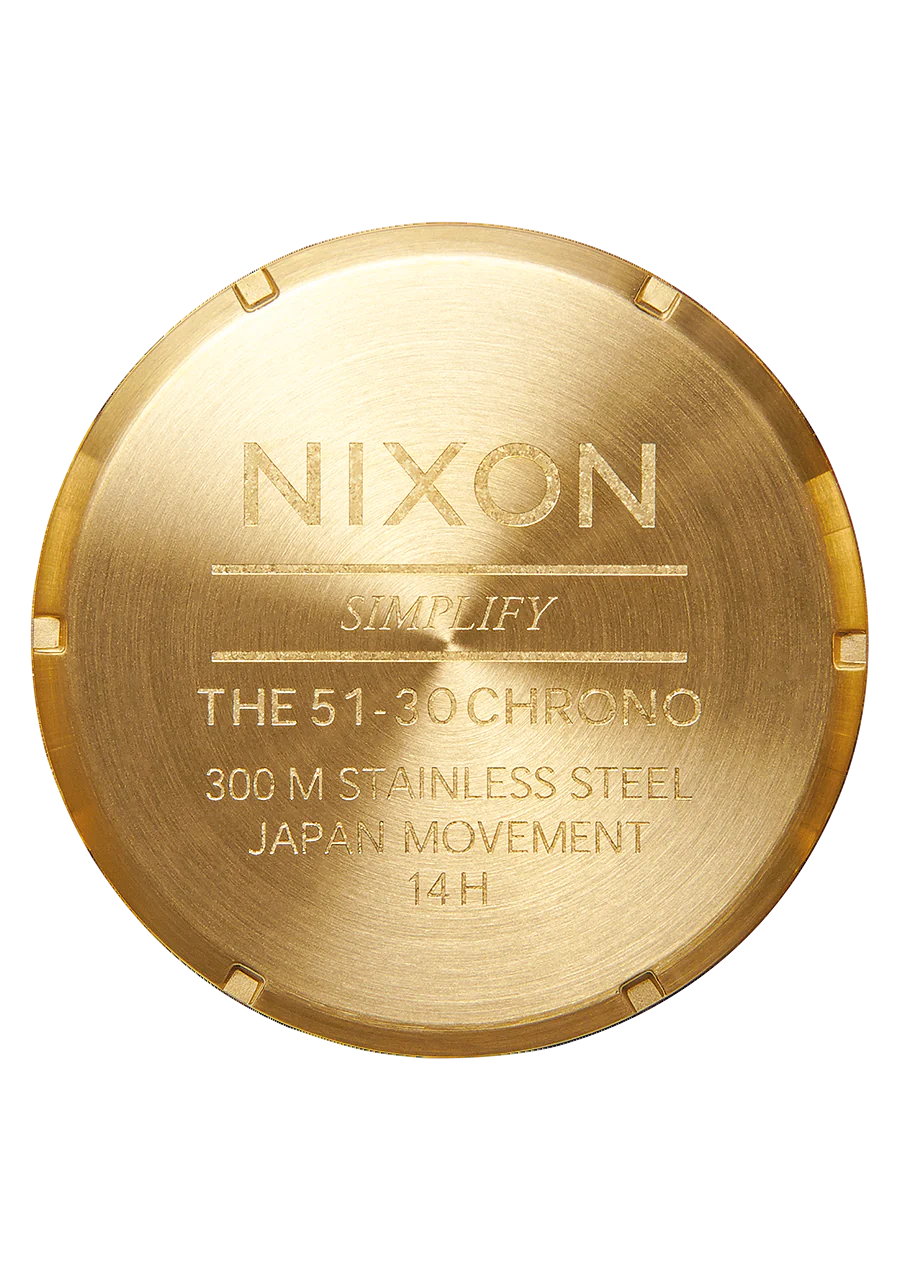 NIXON 51-30 ALL GOLD A083-502-00