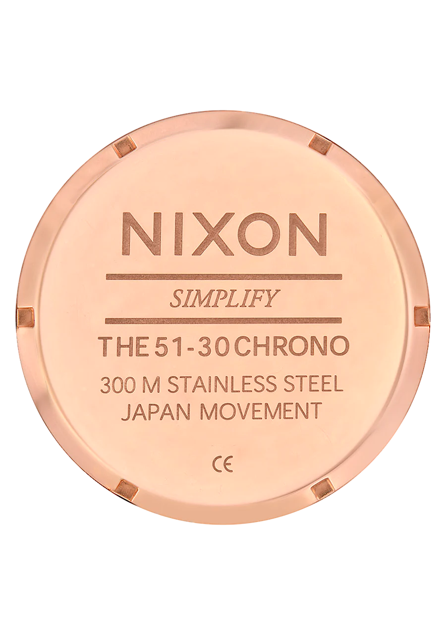NIXON 51-30 ALL ROSE GOLD A083-897-00