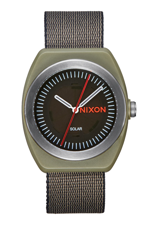 NIXON Light-Wave Surplus Green Solar Watch A1322-1085-00