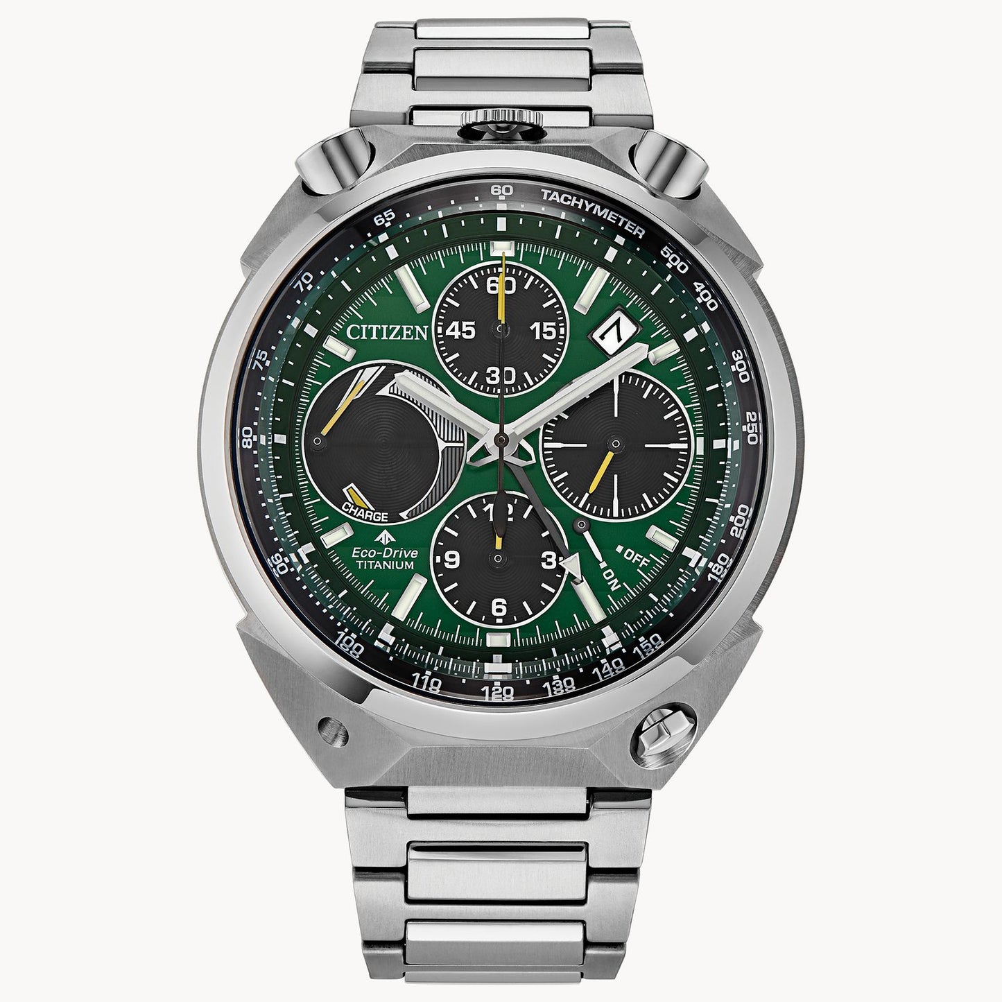 CITIZEN Promaster Tsuno Chrono Racer Green Super Titanium AV0081-51X