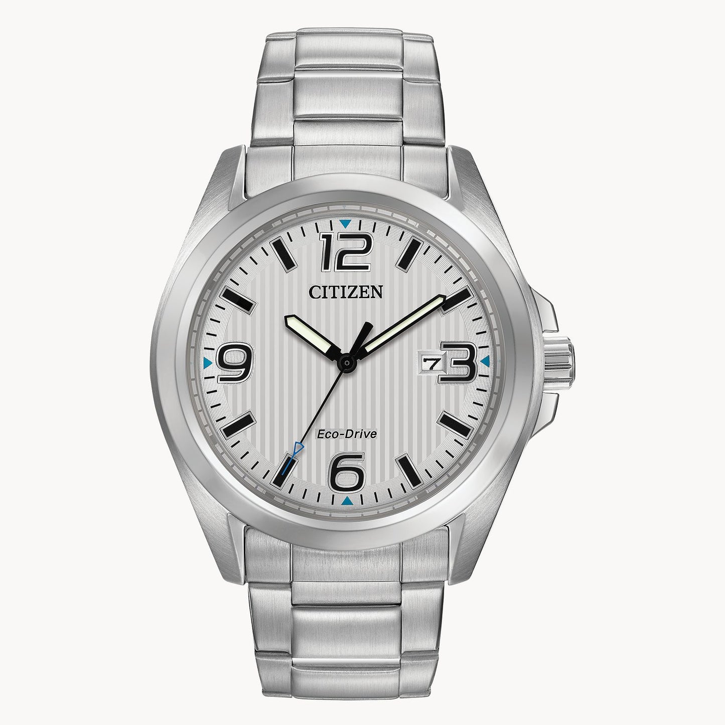 Citizen Garrison Silver Dial with Date AW1430-86A