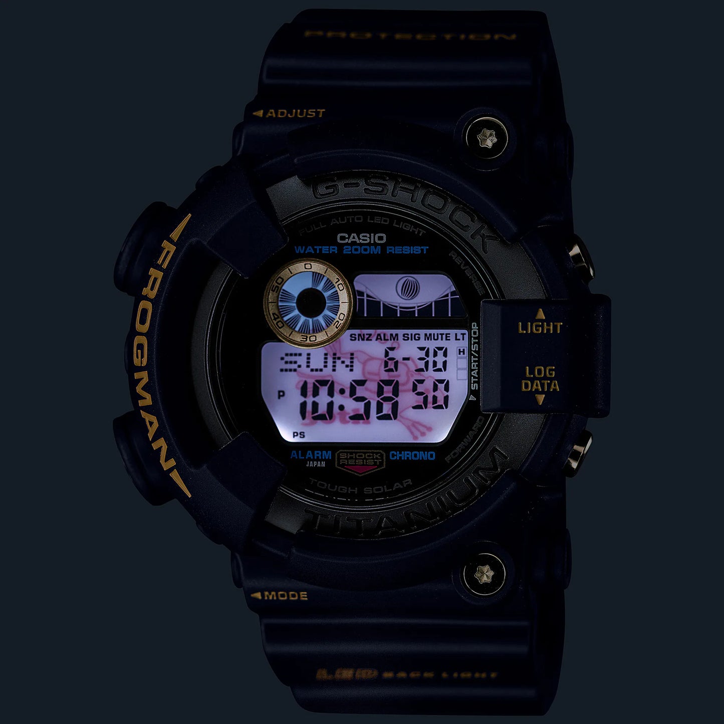 G-SHOCK MASTER OF G SEA FROGMAN BLACK GW8230B-9A