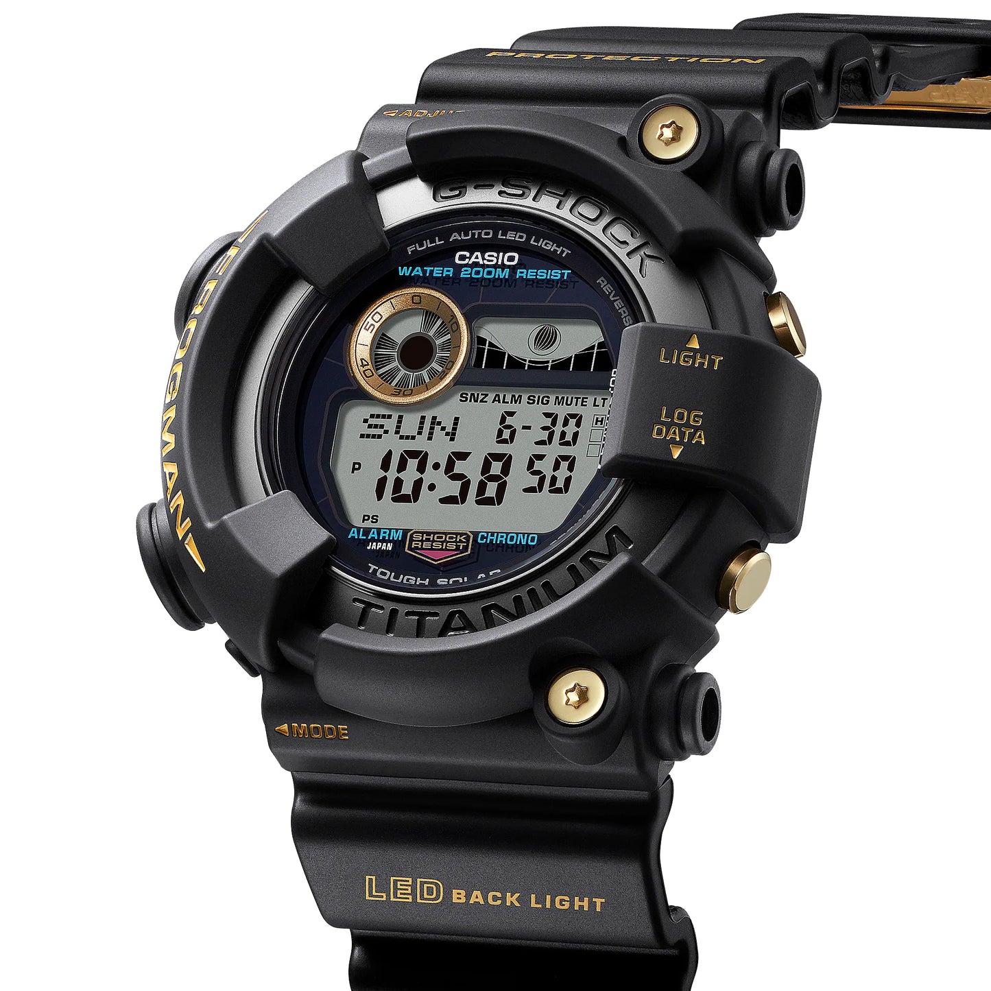 G-SHOCK MASTER OF G SEA FROGMAN BLACK GW8230B-9A