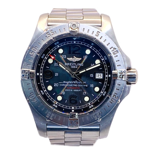 Breitling Superocean Steelfish Black Dial Automatic Chronometre 44mm A17390