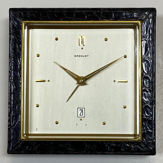 Breguet Vintage Desk Alarm Clock with Date B1405