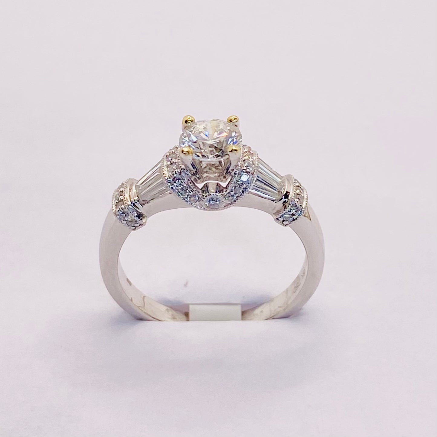 18K White and Yellow Gold Ring