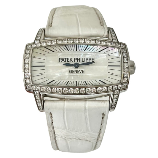 Patek Philippe Gondolo Gemma Diamond 18K White Gold Manual Wind 4991G-001