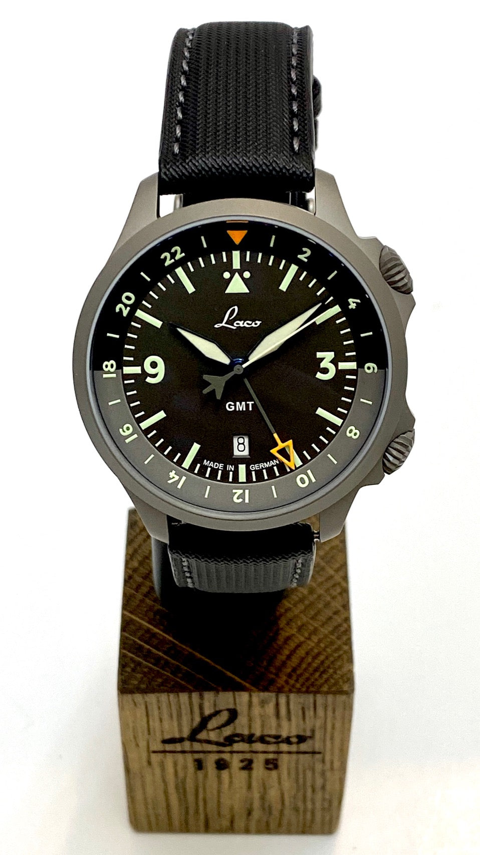 Laco Frankfurt GMT Schwarz 862120