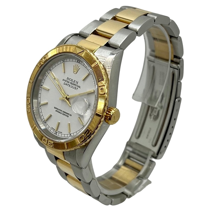 Rolex Datejust Turn-O-Graph Thunderbird 16263 18K Gold and Steel