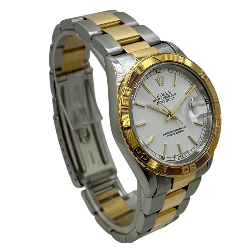 Rolex Datejust Turn-O-Graph Thunderbird 16263 18K Gold and Steel