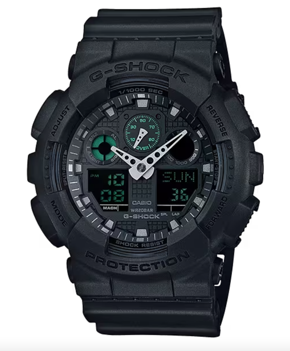 G-SHOCK Analog-Digital Black GA100MB-1A