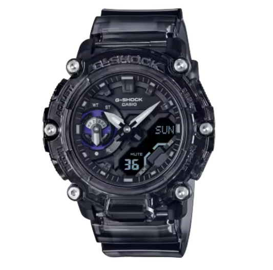 G-SHOCK Transparent Analog-Digital Mens Watch GA2200SKL-8A