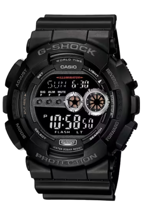 G-SHOCK Black Digital Watch GD100-1B