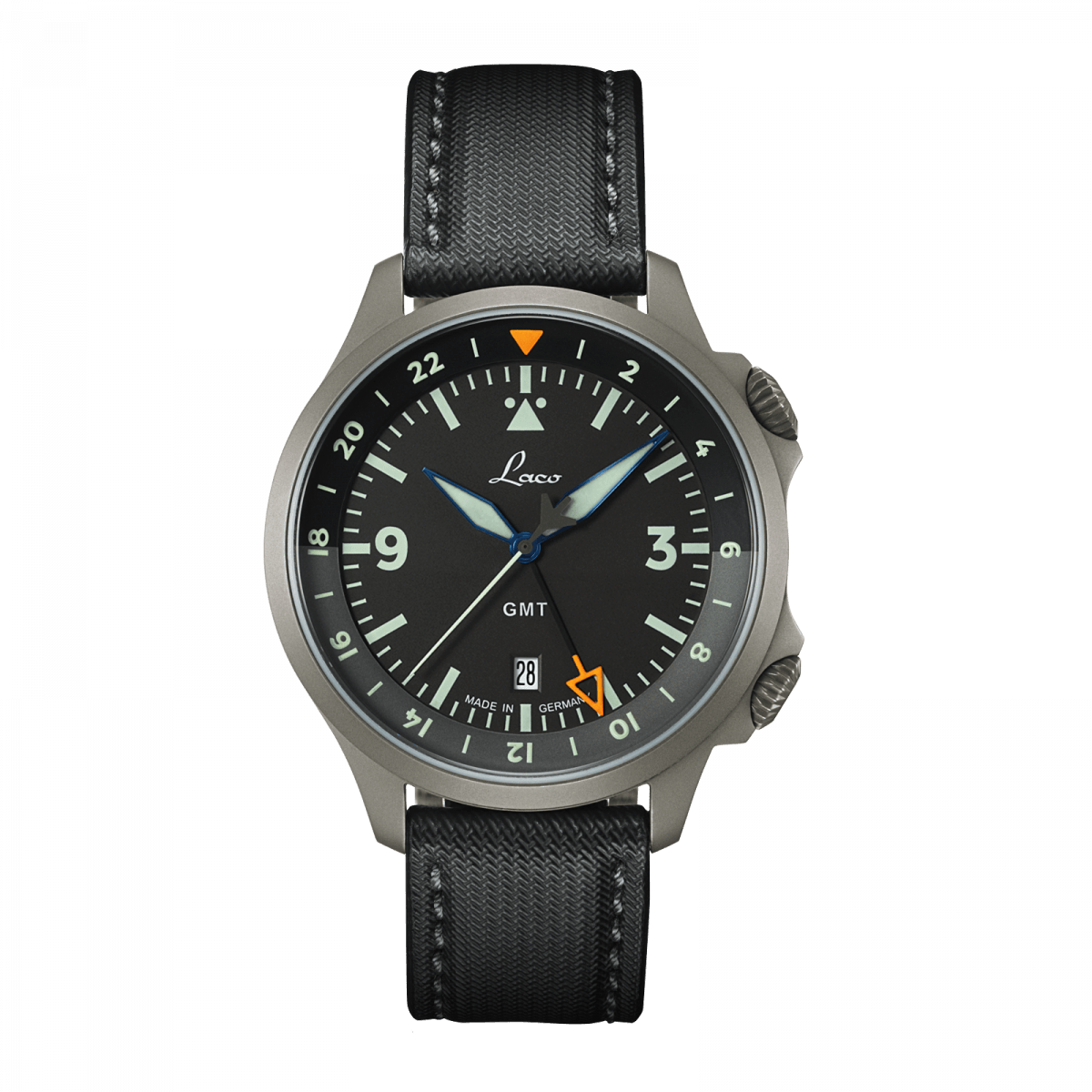 Laco Frankfurt GMT Schwarz 862120