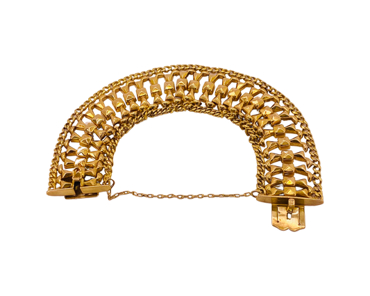 Estate Jewelry 18K Yellow Gold Bracelet